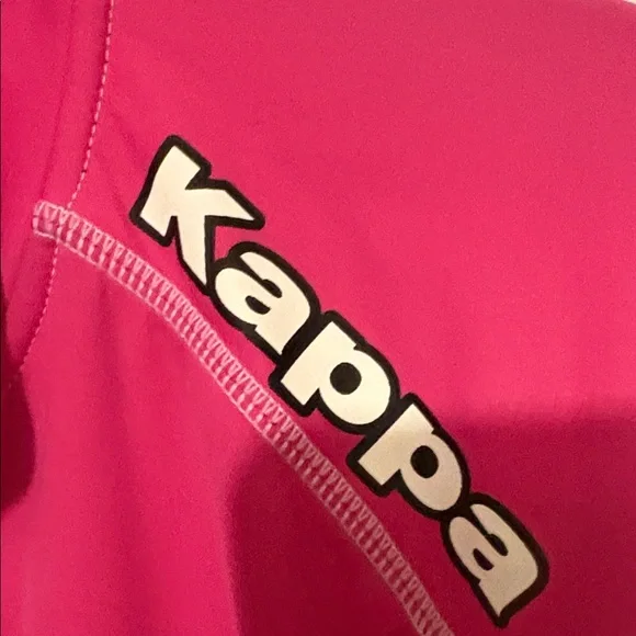 KAPPA Pink and White Women’s KOMBAT Track Jacket size Large - Picture 3 of 11